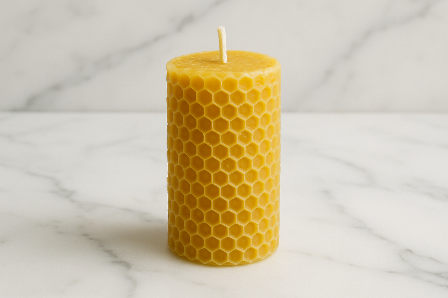 can you give the candle a honeycomb texture