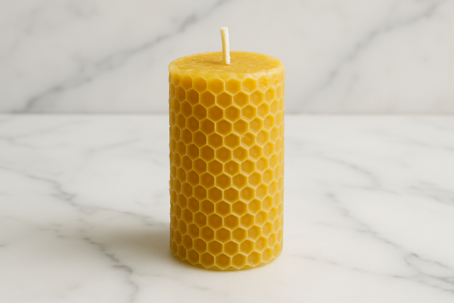 can you give the candle a honeycomb texture